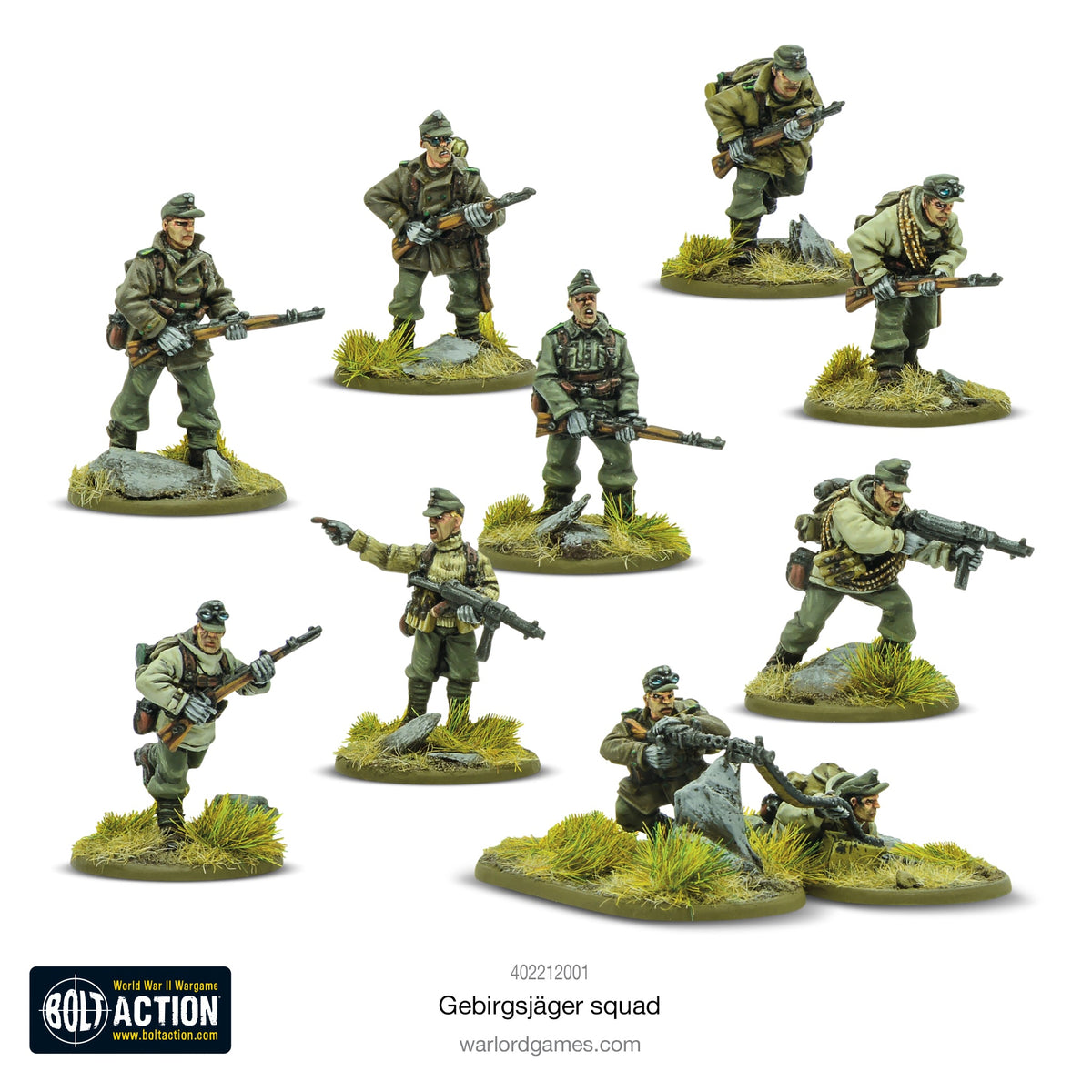 Bolt Action: Gebirgsjager Squad – Pandemonium Games