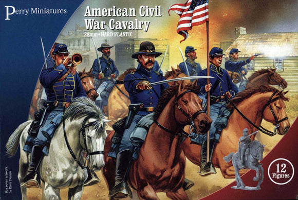 Perry Miniatures - ACW2 Plastic American Civil War Cavalry ( box of 12 figures)