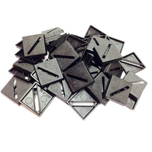 TT Combat 25mm Square Bases 40 Pack