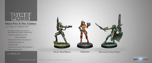 Dire Foes Mission Pack 5: Viral Outbreak (Tohaa VS Shasvastii) Aelis Keesan, Hasht, HAZMAT A1 Specialist