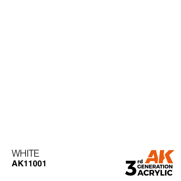 AK Acrylic - White 17ml