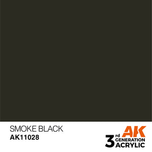 AK Acrylic - Smoke Black 17ml