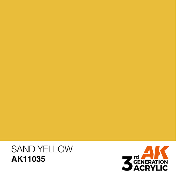 AK Acrylic - Sand Yellow 17ml