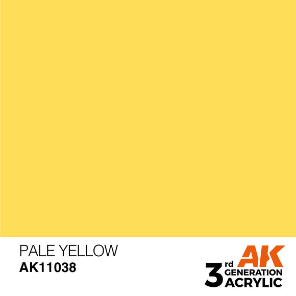 AK Acrylic - Pale Yellow 17ml