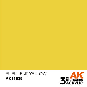 AK Acrylic - Purulent Yellow 17ml