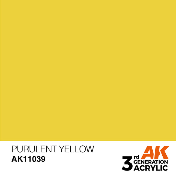 AK Acrylic - Purulent Yellow 17ml