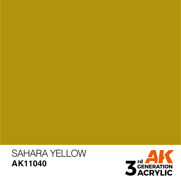 AK Acrylic - Sahara Yellow 17ml