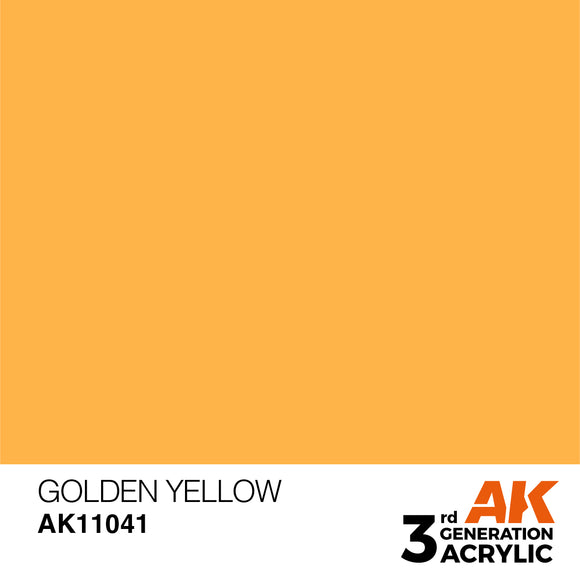 AK Acrylic - Golden Yellow 17ml