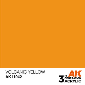 AK Acrylic - Volcanic Yellow 17ml