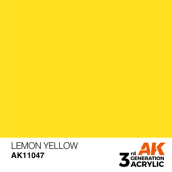 AK Acrylic - Lemon Yellow 17ml