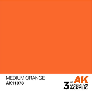 AK Acrylic - Medium Orange 17ml