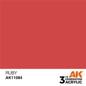 AK Acrylic - Ruby 17ml