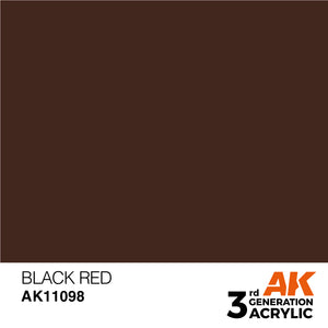 AK Acrylic - Black Red 17ml