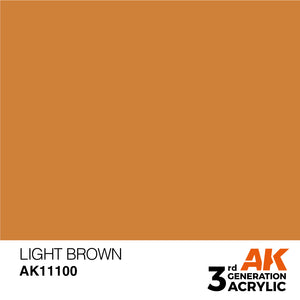 AK Acrylic - Light Brown 17ml