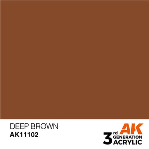 AK Acrylic - Deep Brown 17ml