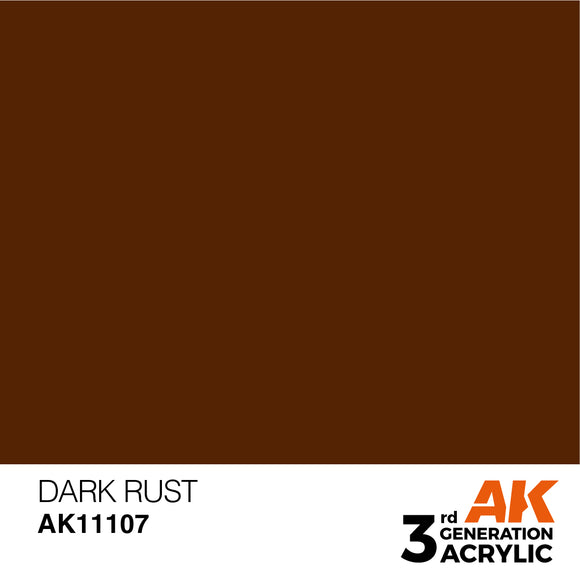 AK Acrylic - Dark Rust 17ml