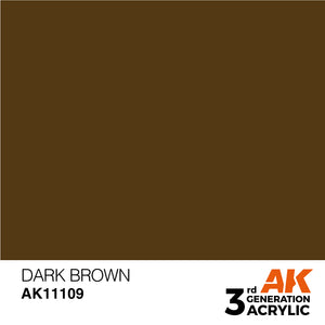 AK Acrylic - Dark Brown 17ml