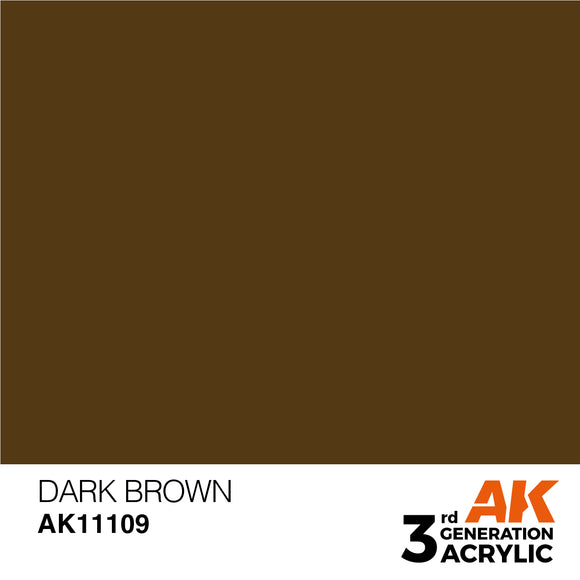 AK Acrylic - Dark Brown 17ml