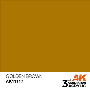 AK Acrylic - Golden Brown 17ml