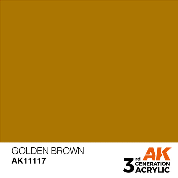 AK Acrylic - Golden Brown 17ml