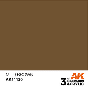 AK Acrylic - Mud Brown 17ml