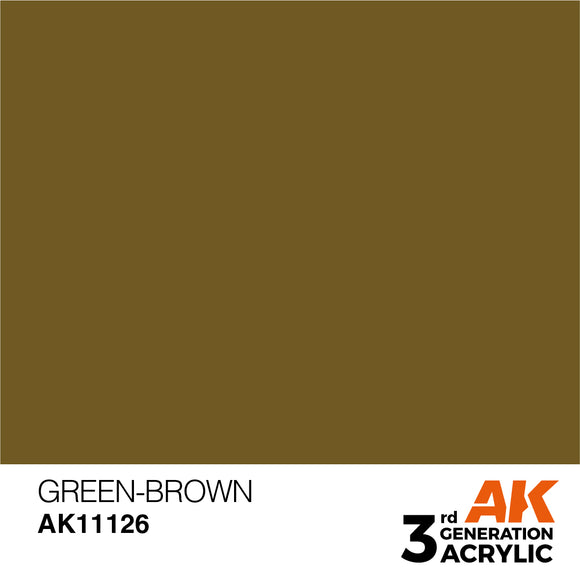 AK Acrylic - Green-Brown 17ml