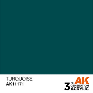 AK Acrylic - Turquoise 17ml