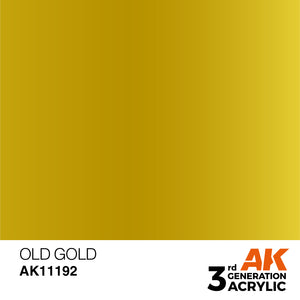 AK Acrylic - Old Gold 17ml