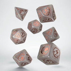 Q-workshop: Dragons Dice Set: Quartz