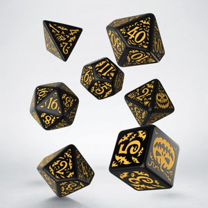 Q-workshop: Halloween Pumpkin - Jack O’Lantern Dice Set