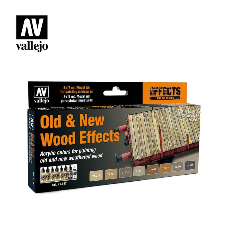 Vallejo Model Model Air Set - Old & New Wood Effects – Pandemonium Games